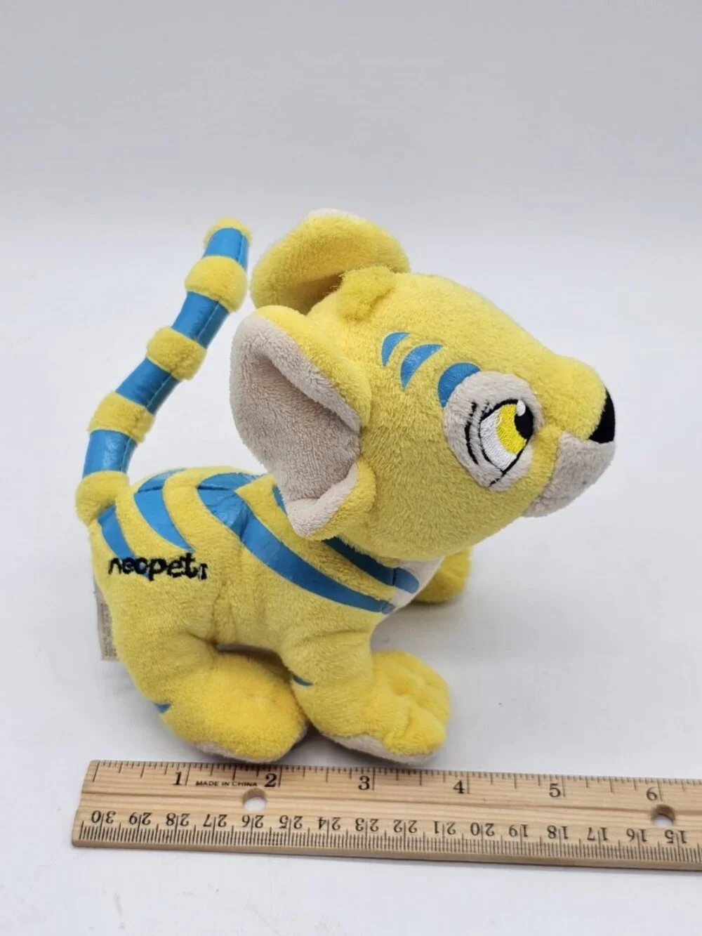 Neopets Yellow Kougra Tiger Plush Video Game Toy Rare - Picture 10 of 11